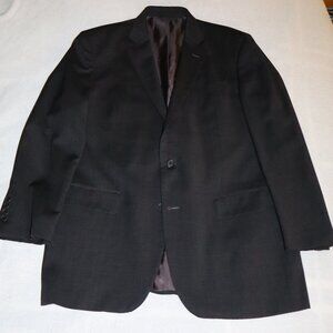 Brooks Brothers 1818 Madison Suit Charcoal Gray 42R 38x28, READ FLAWS